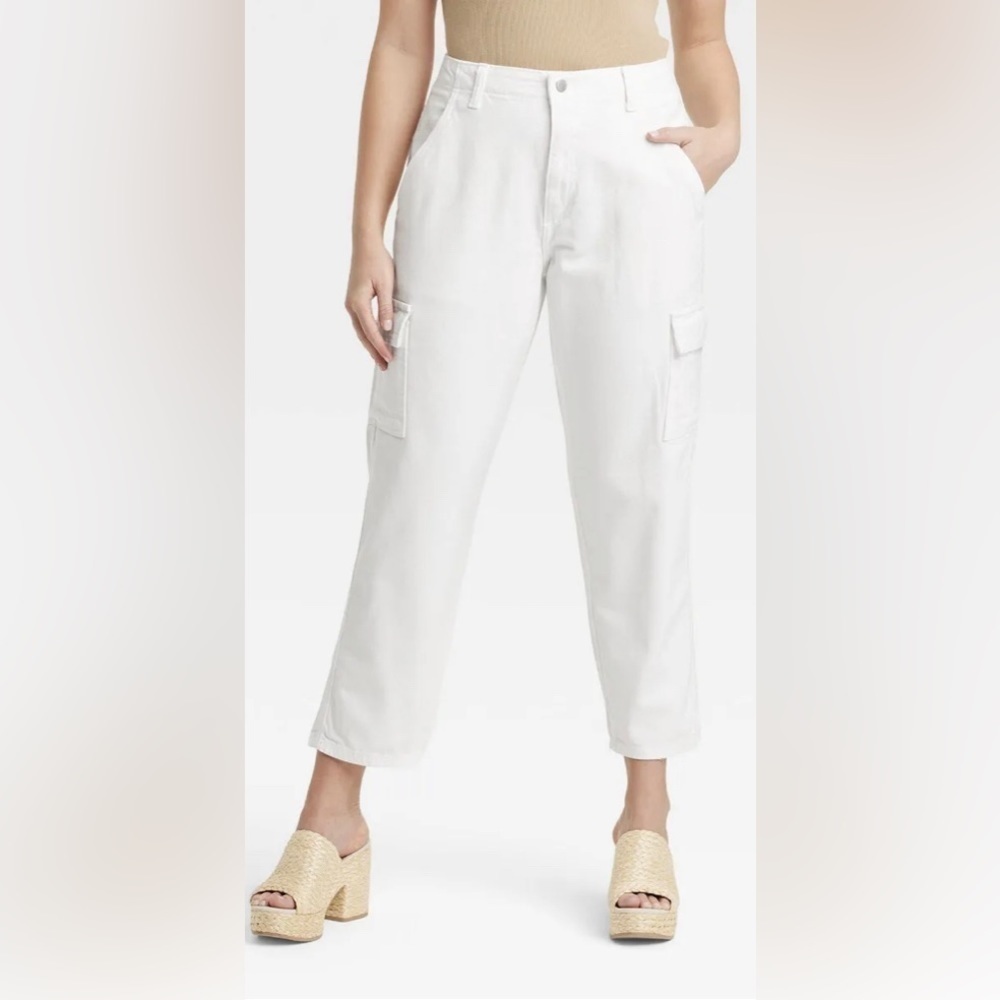 Nwt Universal Thread Size 17 Boyfriend Jeans White